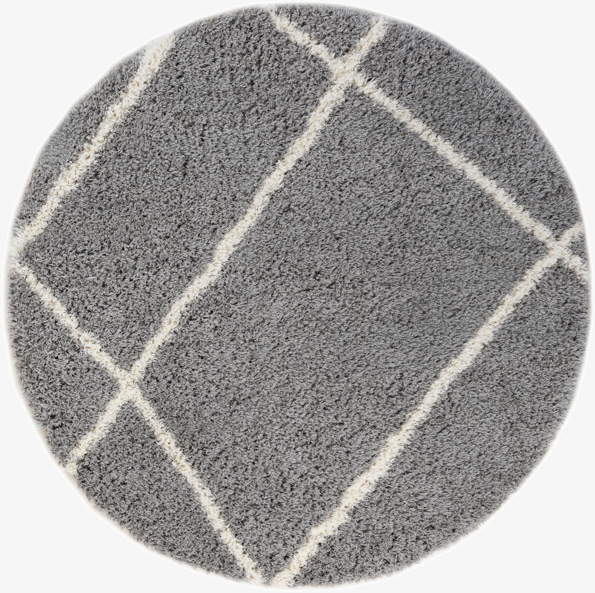 8' x 8' Infinity Shag Round Rug