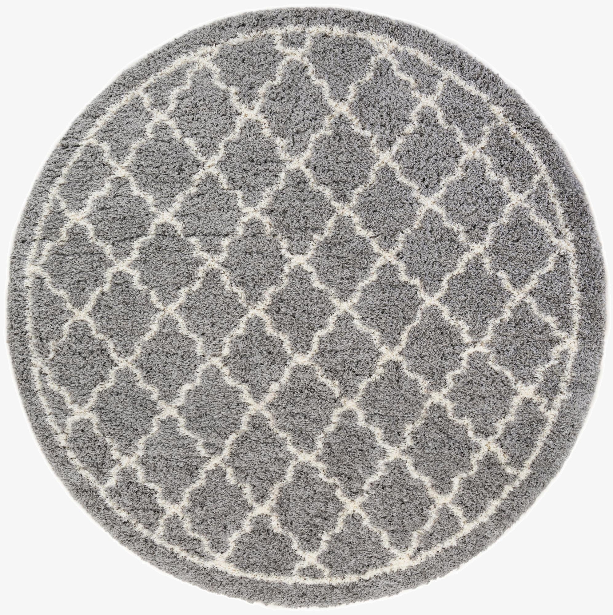 10' x 10' Infinity Shag Round Rug