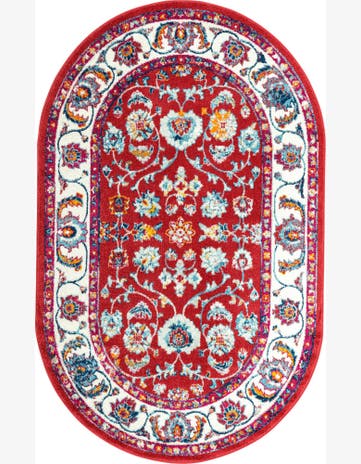Aspen · Border rug, magenta