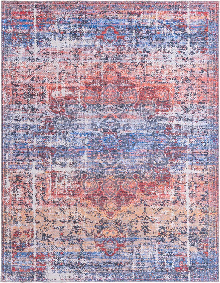 Detail image of 7' 10 x 11' Washable Renaissance Rug