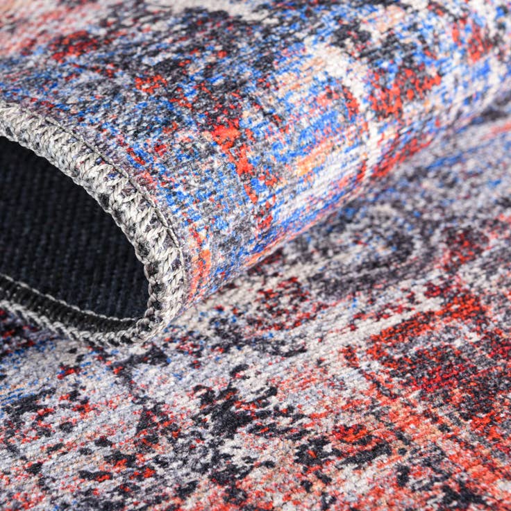 Detail image of 2' x 6' Washable Francesca Runner Rug