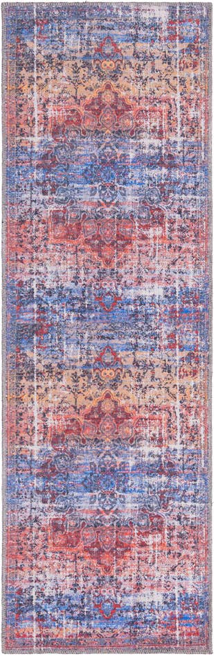 Detail image of 2' x 6' Washable Francesca Runner Rug