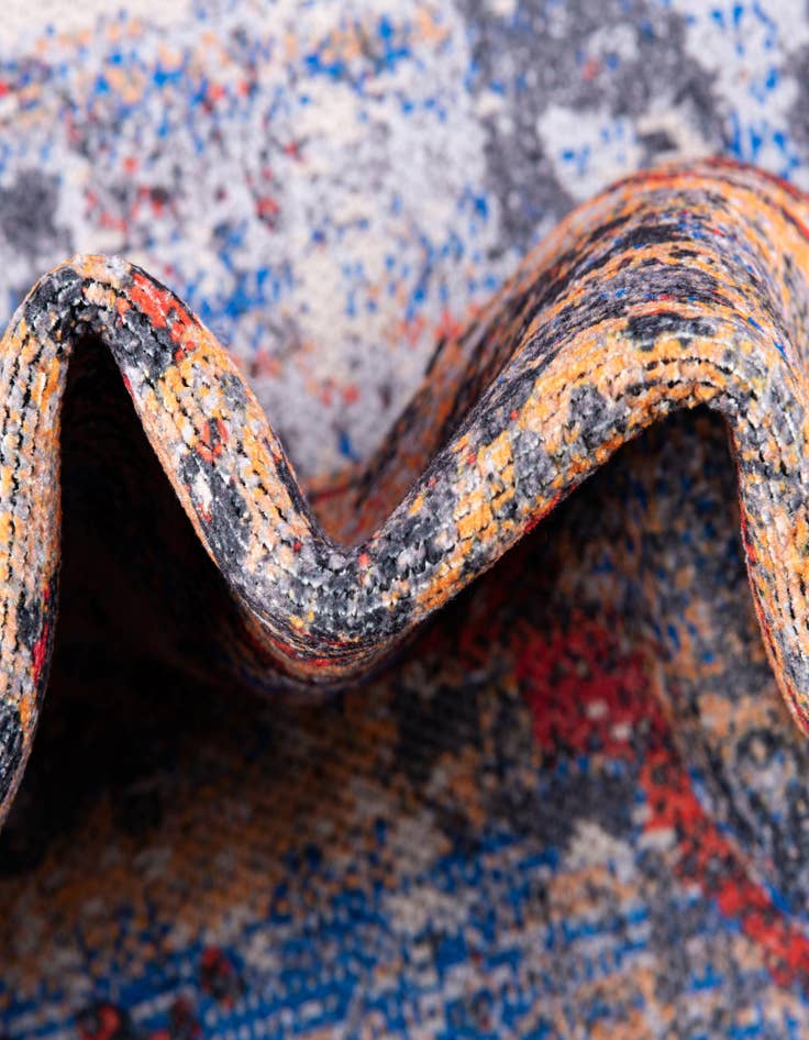 Detail image of 10' 6 x 10' 6 Washable Francesca Square Rug