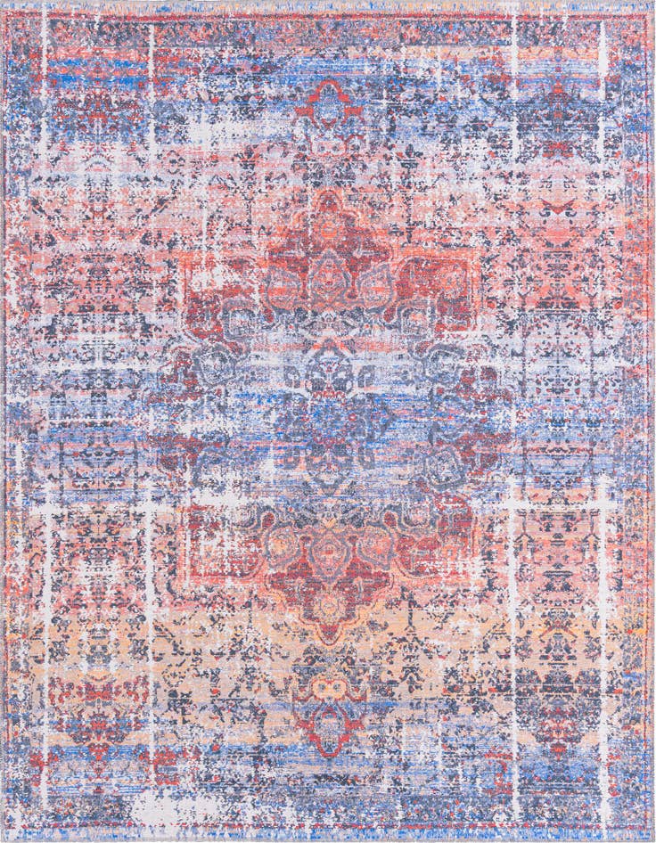Detail image of 7' 10 x 7' 10 Washable Renaissance Square Rug