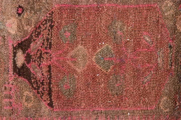 3' 5 x 7' 10 Hand Knotted Ultra Vintage Persian Wool Runner Rug