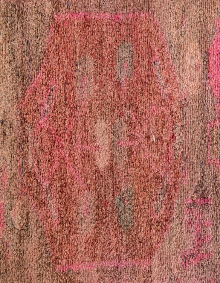 Detail image of 3' 5 x 7' 10  Hand Knotted Ultra Vintage Persian Wool Runner Rug