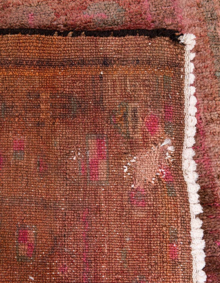 Detail image of 3' 5 x 7' 10  Hand Knotted Ultra Vintage Persian Wool Runner Rug