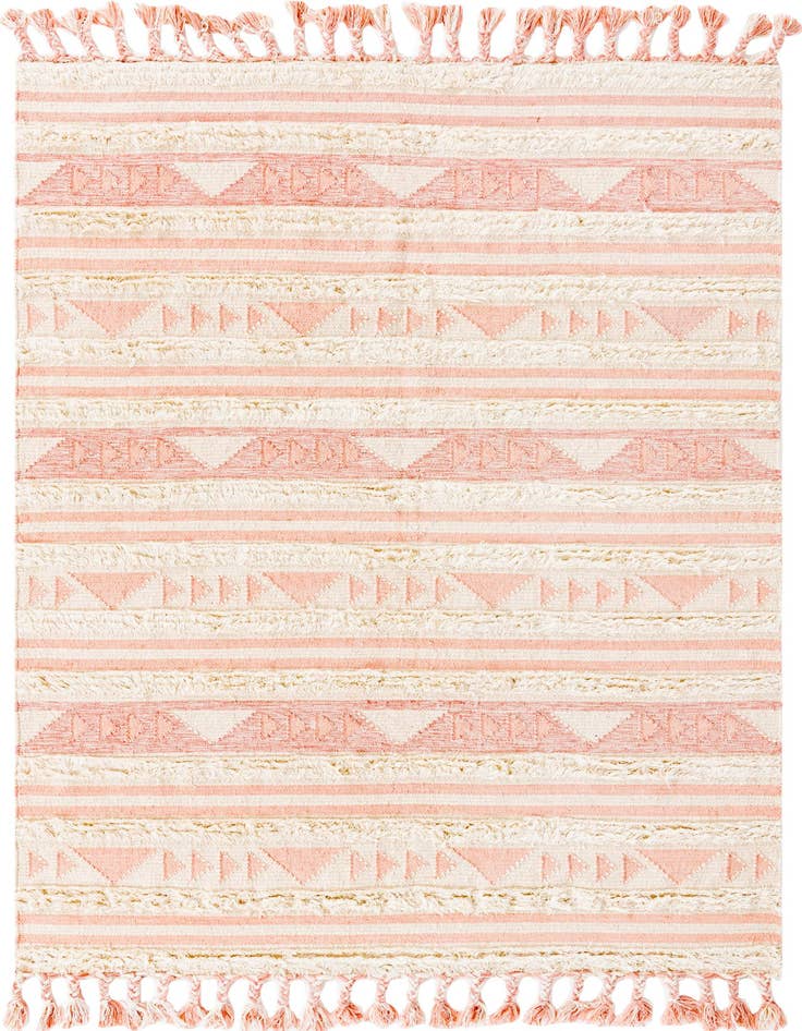 Detail image of 6' 1 x 9' Hand Woven Arizona Wool Rug