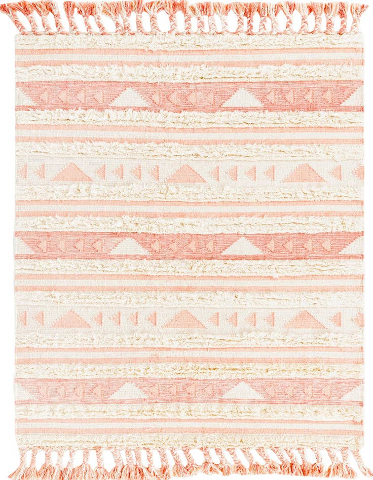 Detail image of 5' 1 x 8' Hand Woven Arizona Wool Rug