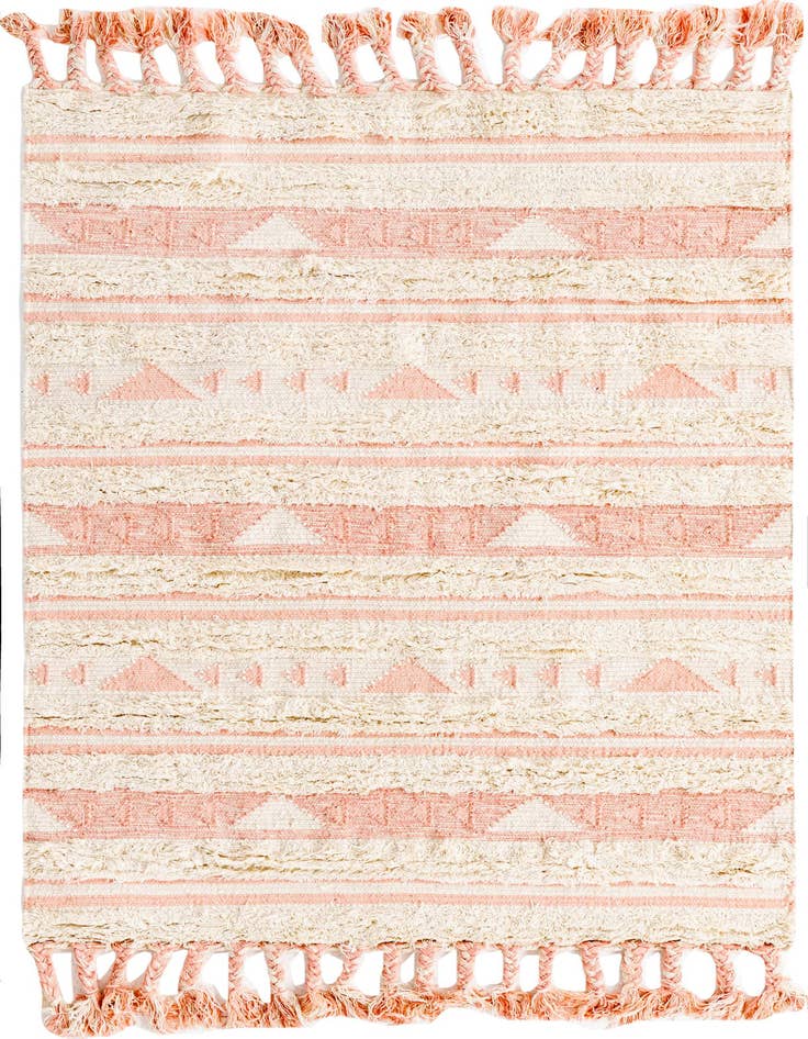 Detail image of 4' 1 x 6' 1 Hand Woven Arizona Wool Rug