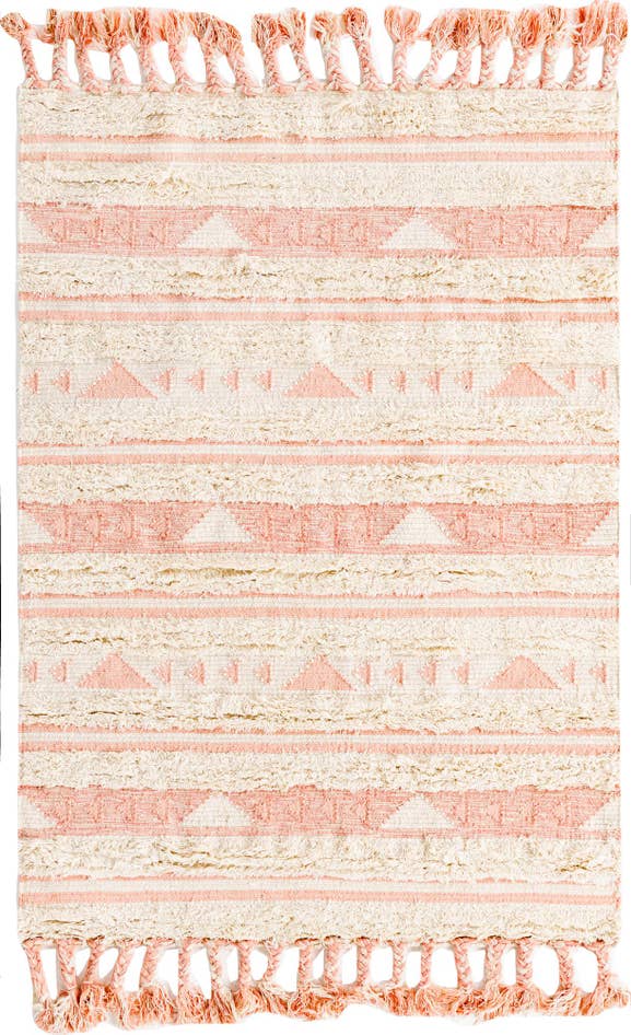 Detail image of 4' 1 x 6' 1 Hand Woven Arizona Wool Rug