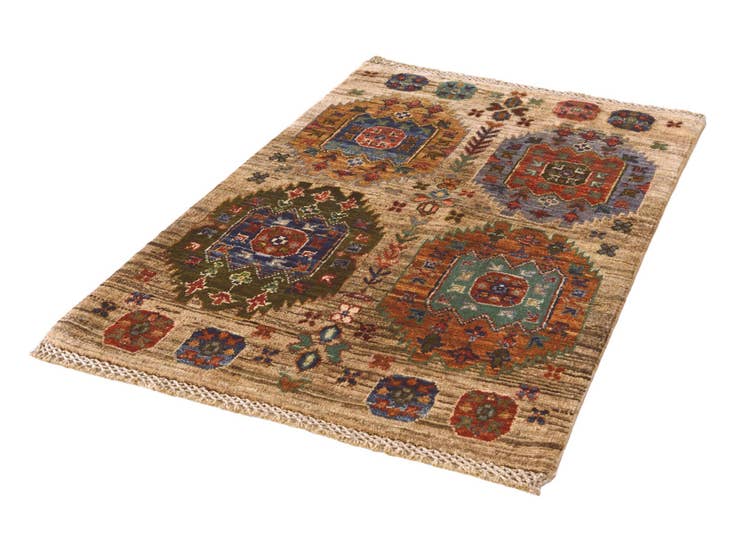 Detail image of 2' 1 x 3' 3 Hand Knotted Ariana Ziegler Rug