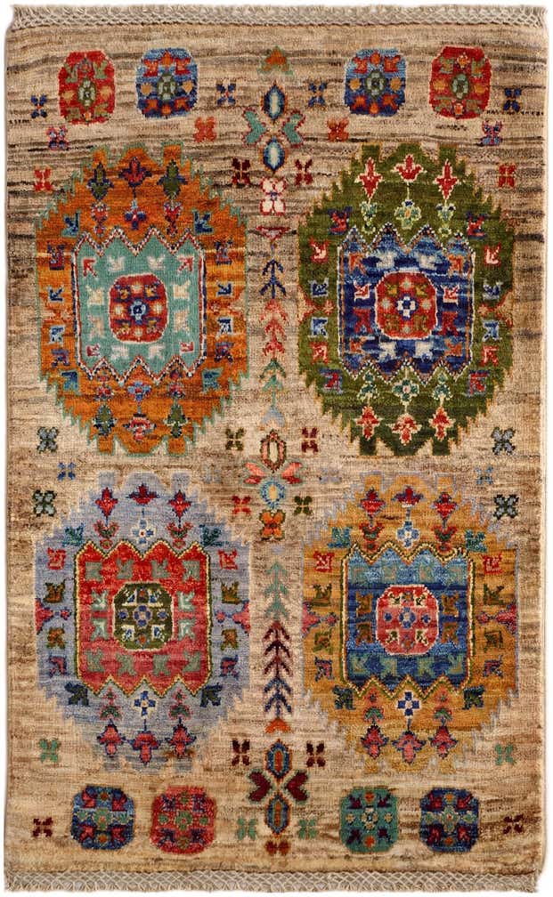 2' 1 x 3' 3 Hand Knotted Ariana Ziegler Rug