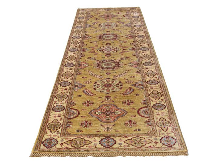 2' 11 x 9' 8 Hand Knotted Ariana Ziegler Runner Rug