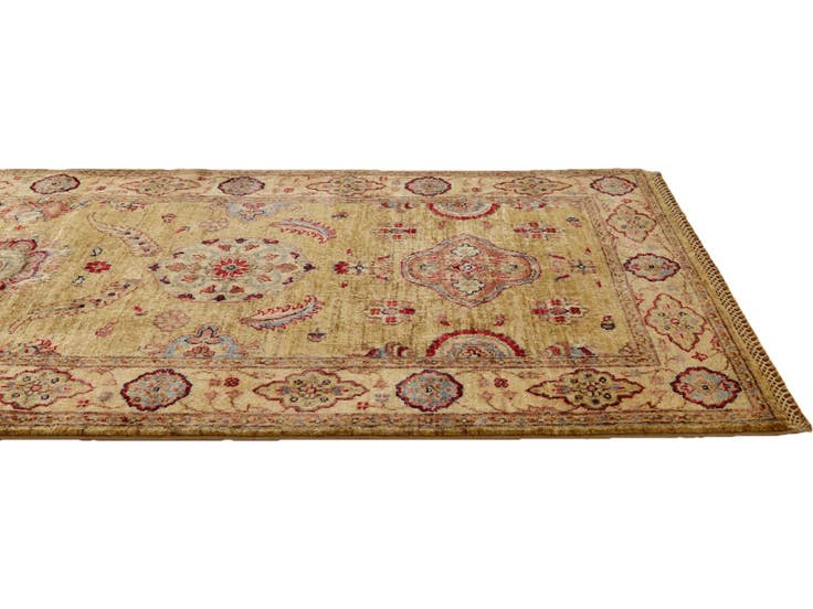 Detail image of 2' 11 x 9' 8 Hand Knotted Ariana Ziegler Runner Rug