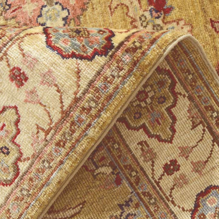2' 11 x 9' 8 Hand Knotted Ariana Ziegler Runner Rug