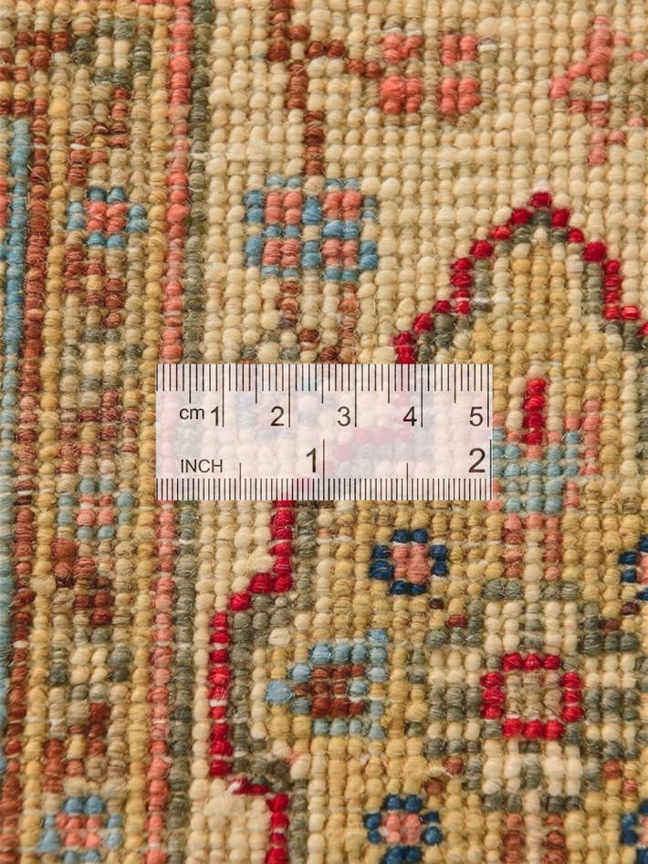 Detail image of 2' 11 x 9' 8 Hand Knotted Ariana Ziegler Runner Rug