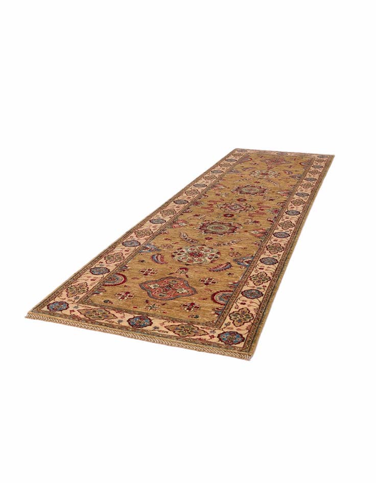 Detail image of 2' 11 x 10' 6 Hand Knotted Ariana Ziegler Runner Rug