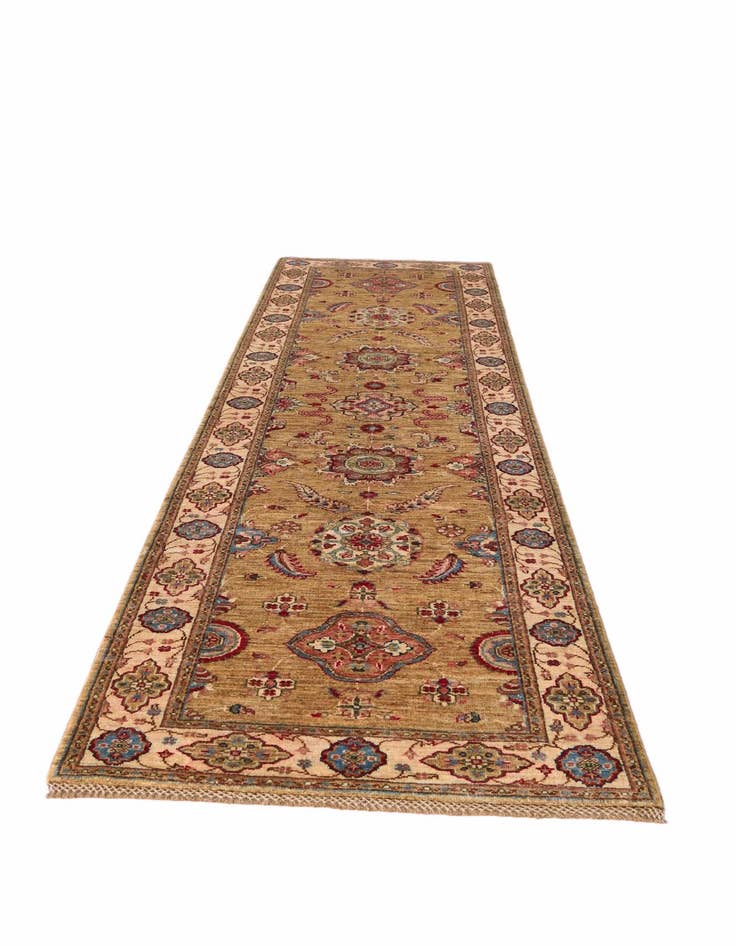 Detail image of 2' 11 x 10' 6 Hand Knotted Ariana Ziegler Runner Rug