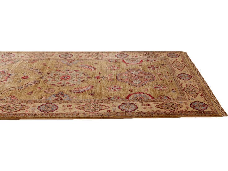 Detail image of 2' 11 x 10' 6 Hand Knotted Ariana Ziegler Runner Rug
