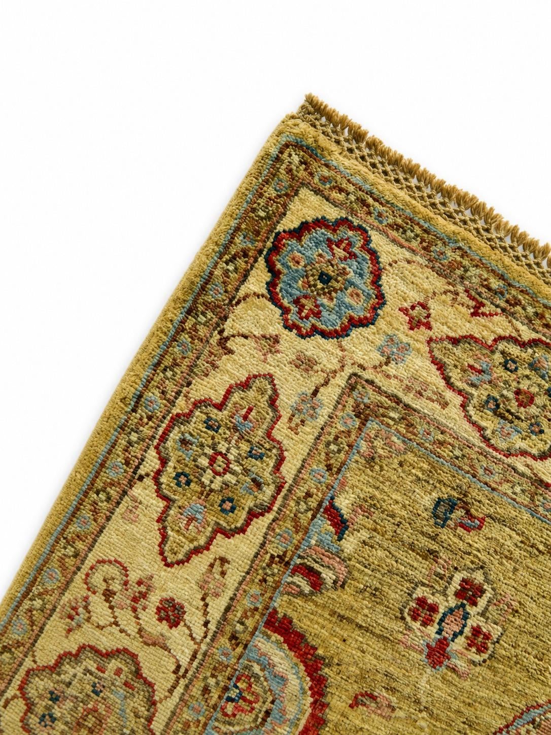 2' 11 x 10' 6 Hand Knotted Ariana Ziegler Runner Rug
