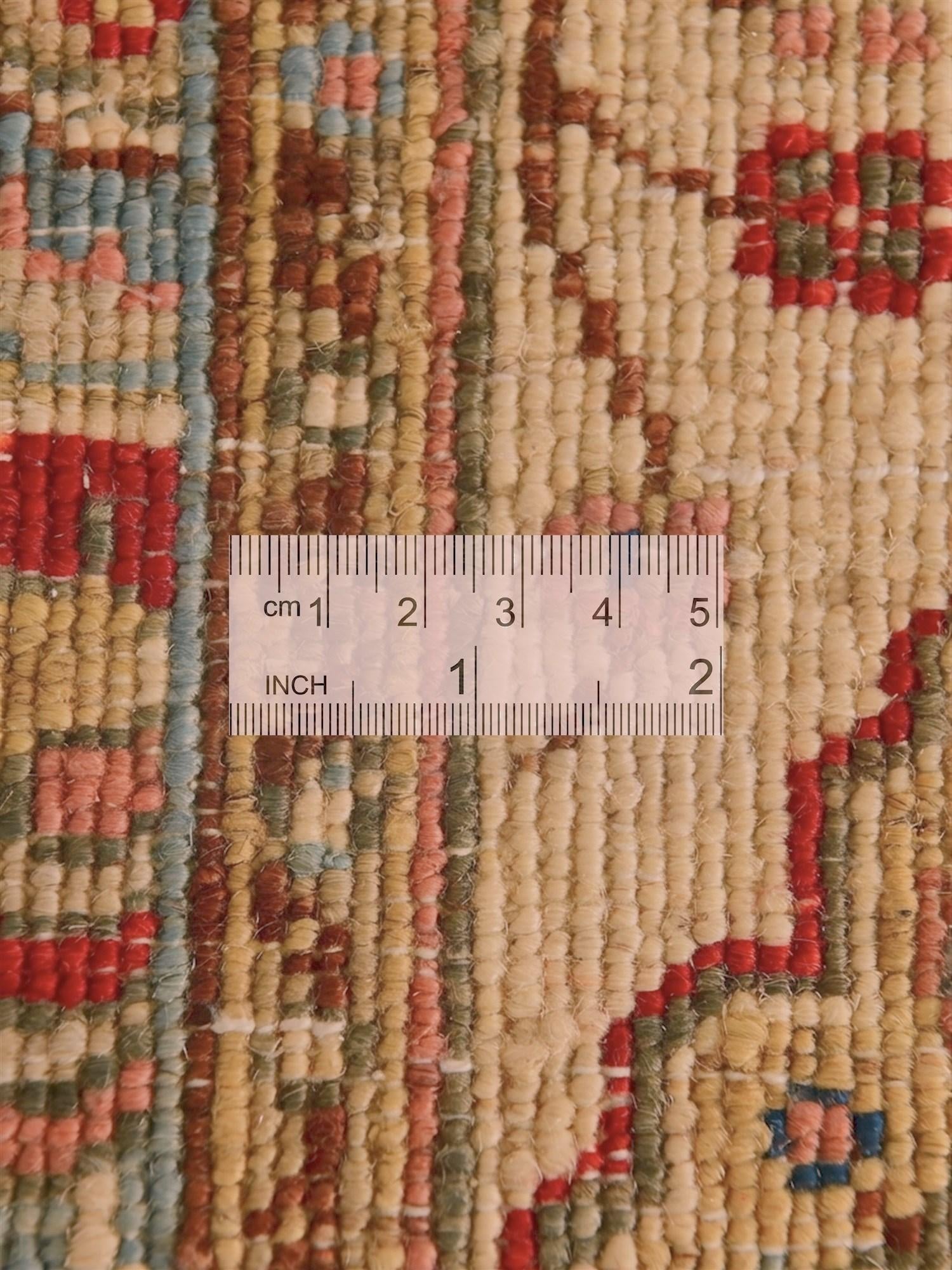 2' 11 x 10' 6 Hand Knotted Ariana Ziegler Runner Rug