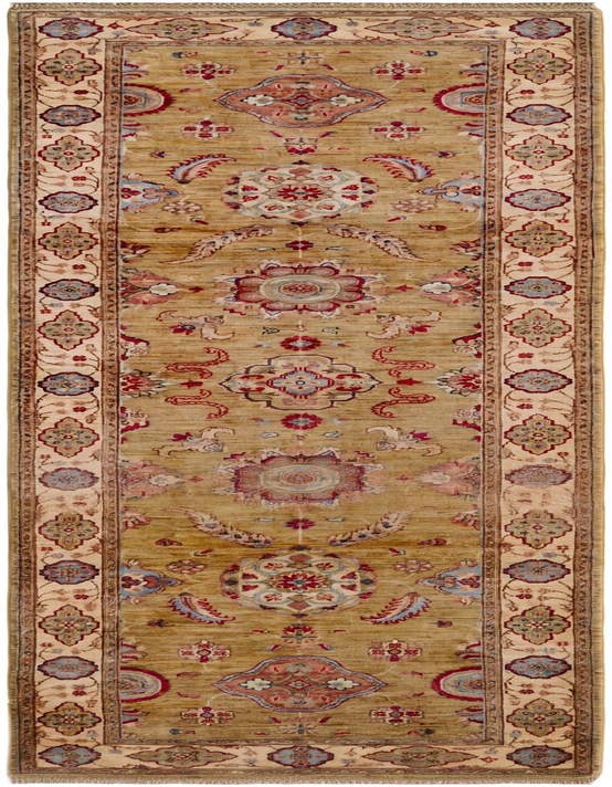 Detail image of 2' 11 x 10' 6 Hand Knotted Ariana Ziegler Runner Rug