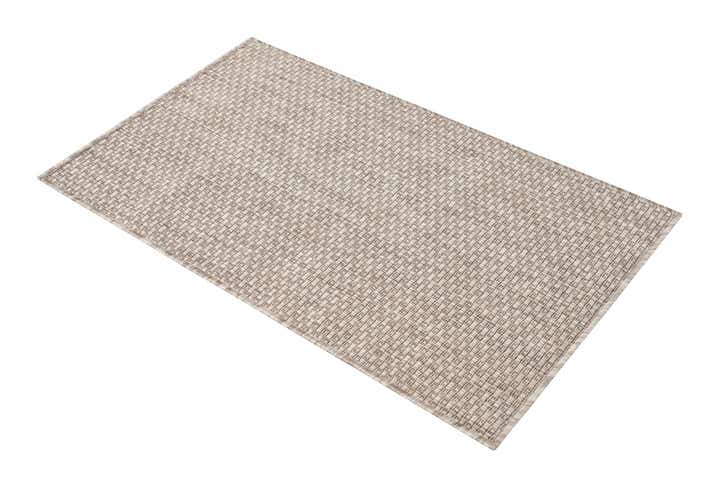 Beige 2' x 3' 1 Outdoor Solid Indoor / Outdoor Rug | OutdoorRugs.com