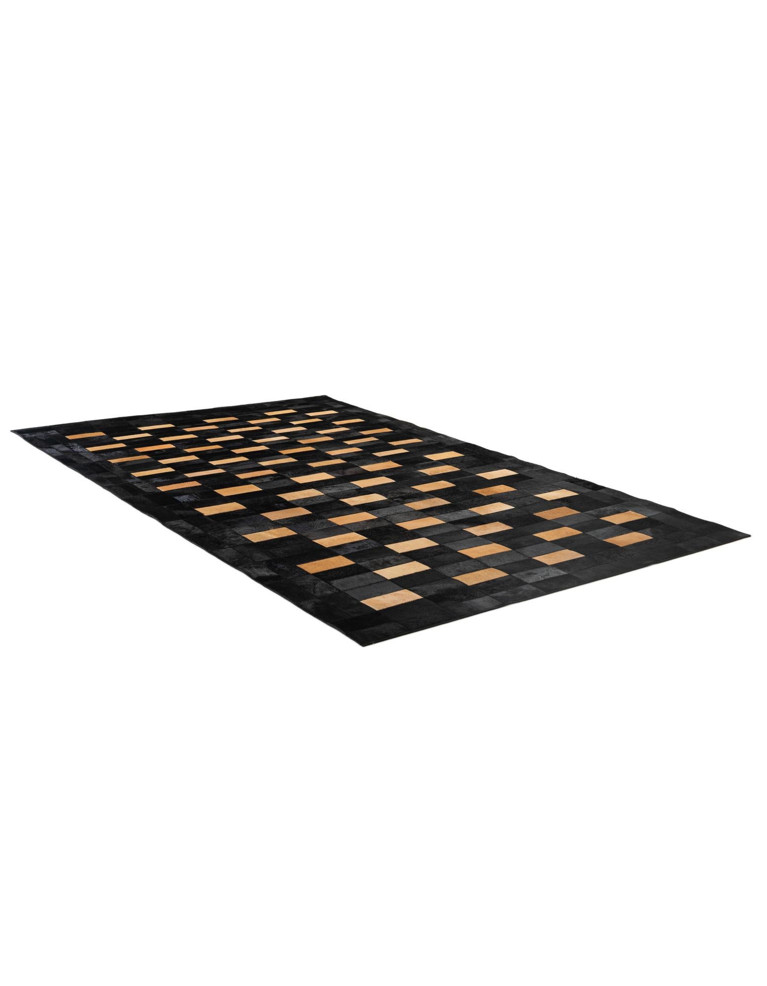 5' 1 x 8' Cowhide - Patchwork Rug