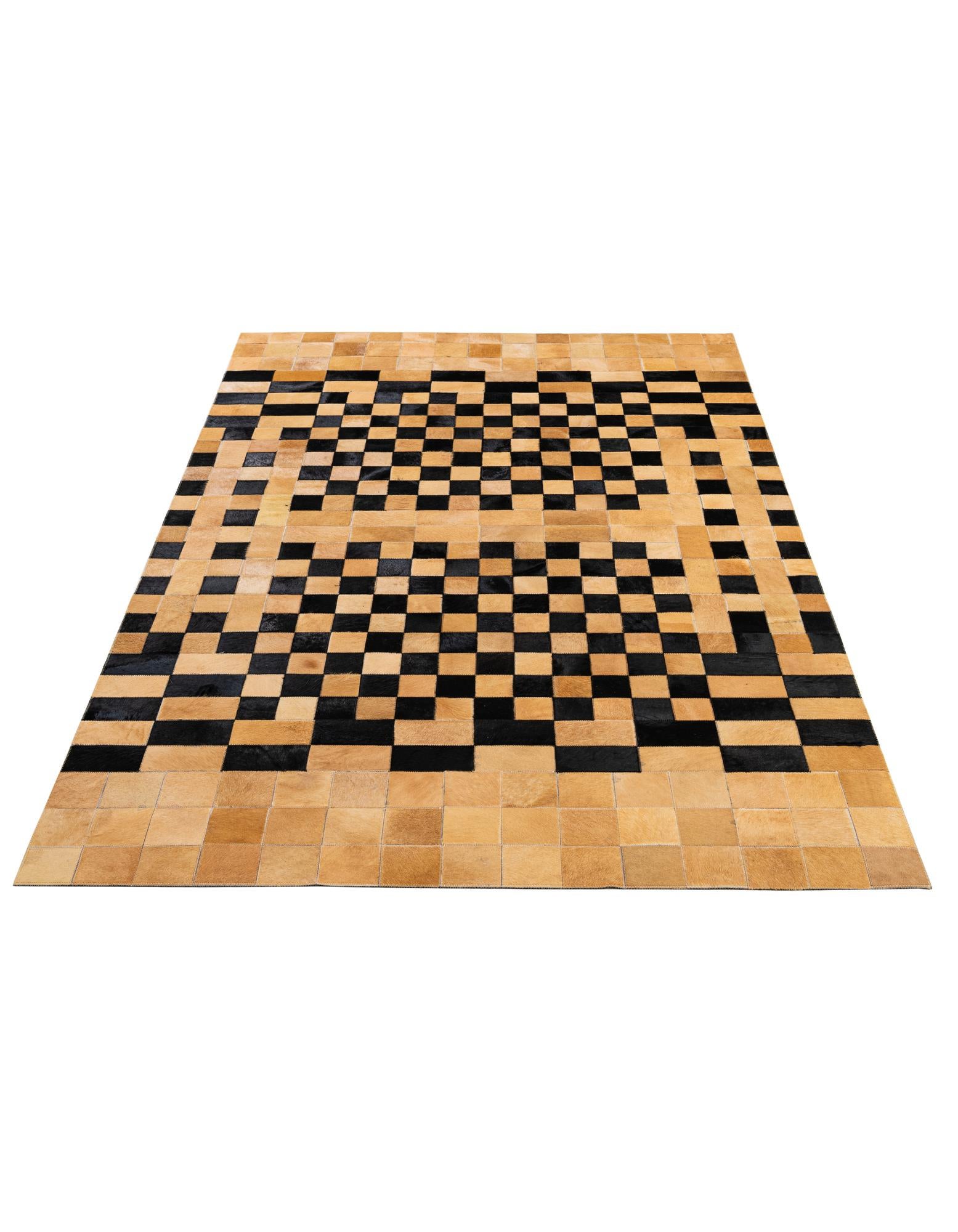 5' 1 x 8' Cowhide - Patchwork Rug