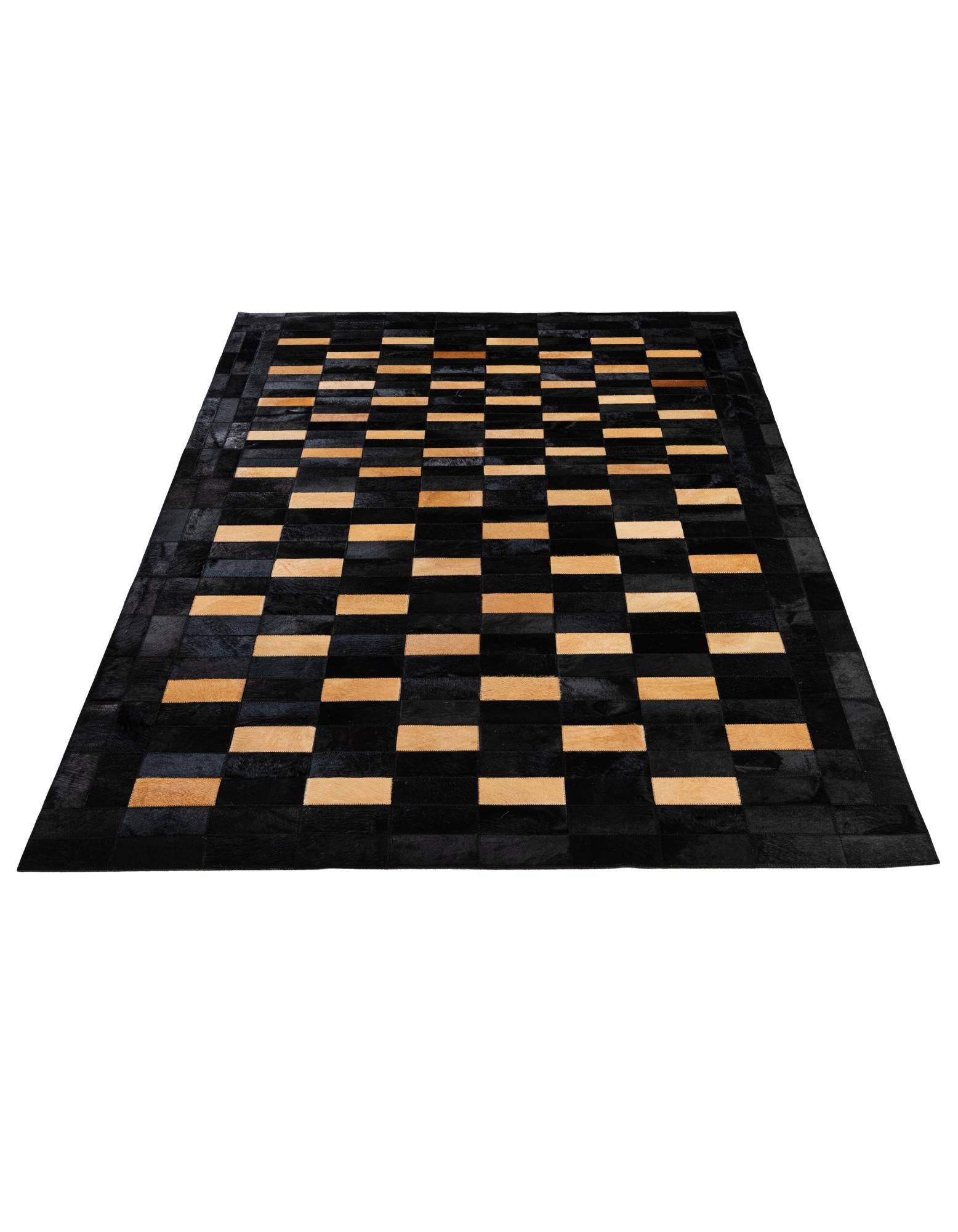 5' 1 x 7' 11 Cowhide - Patchwork Rug