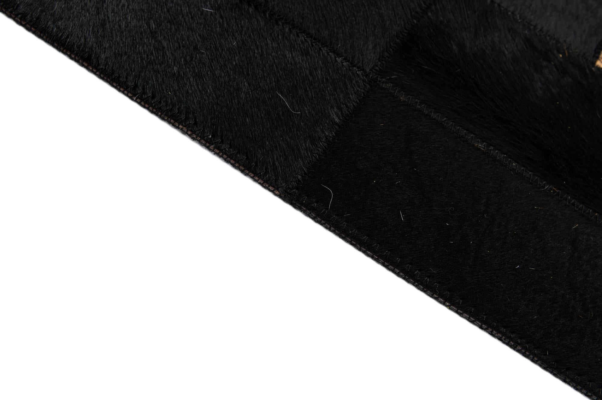 5' 1 x 7' 11 Cowhide - Patchwork Rug