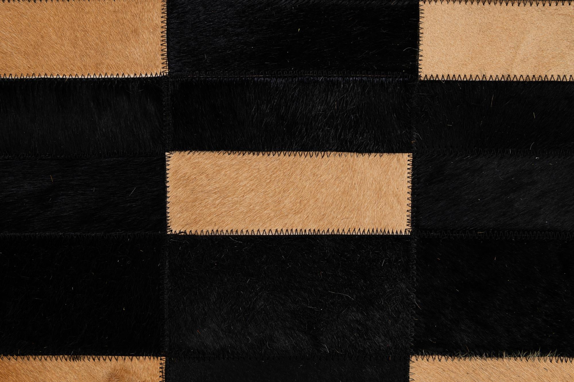 5' 1 x 7' 11 Cowhide - Patchwork Rug