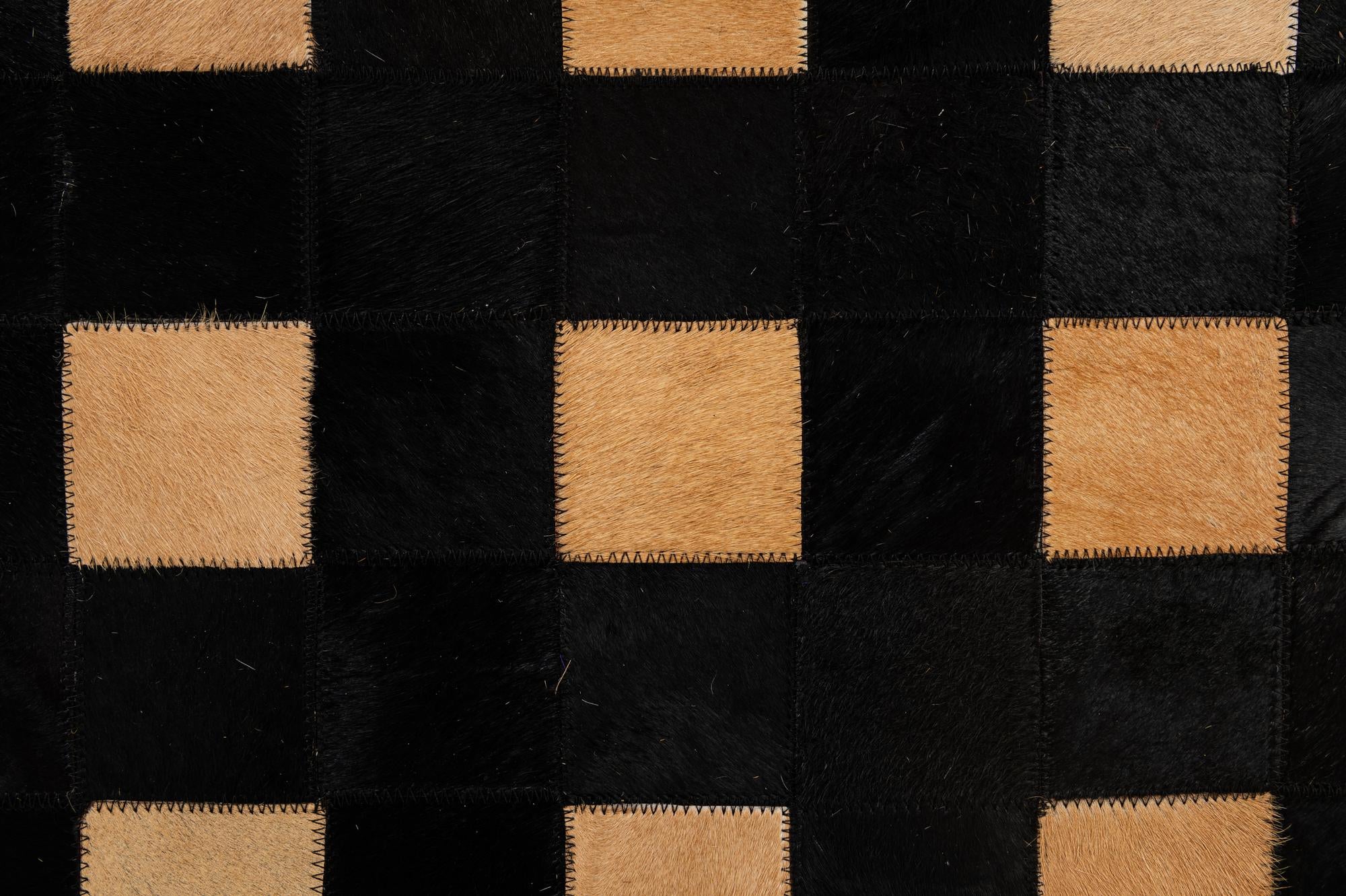 5' 1 x 7' 11 Cowhide - Patchwork Rug