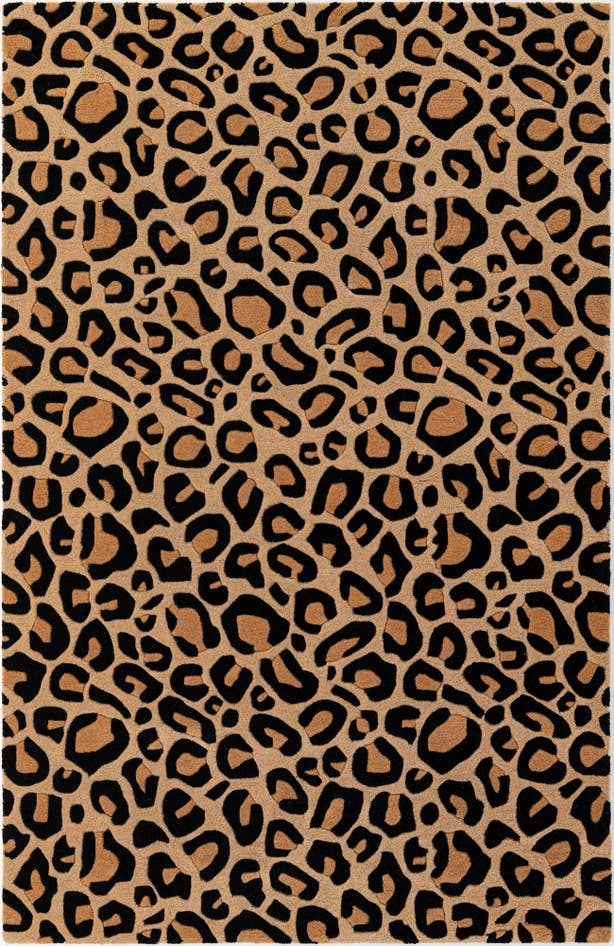 Detail image of 5' 1 x 8' Hand Tufted Safari Wool Rug