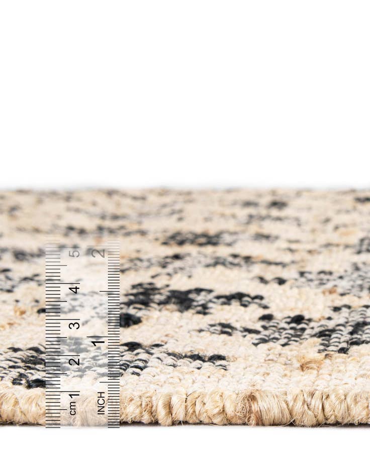 Detail image of 4' 2 x 5' 7 Hand Woven Kala Handwoven Jute Rug