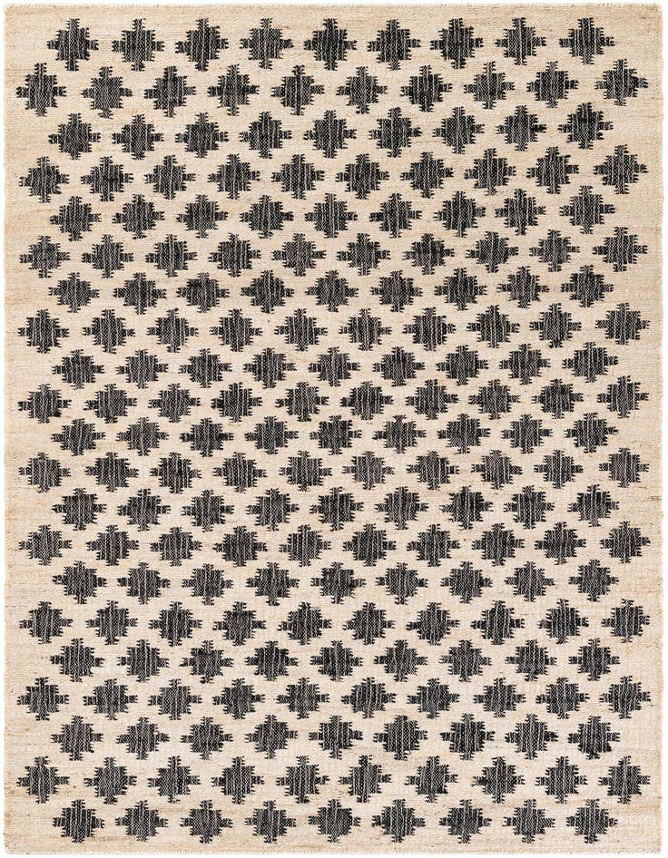Detail image of 5' 1 x 8' Hand Woven Kala Handwoven Jute Rug