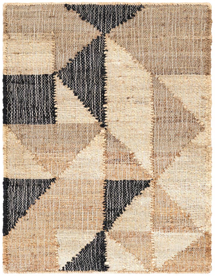 Detail image of 2' x 3' 1 Hand Woven Kala Handwoven Jute Rug
