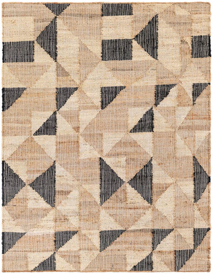 Detail image of 4' 4 x 5' 8 Hand Woven Kala Handwoven Jute Rug