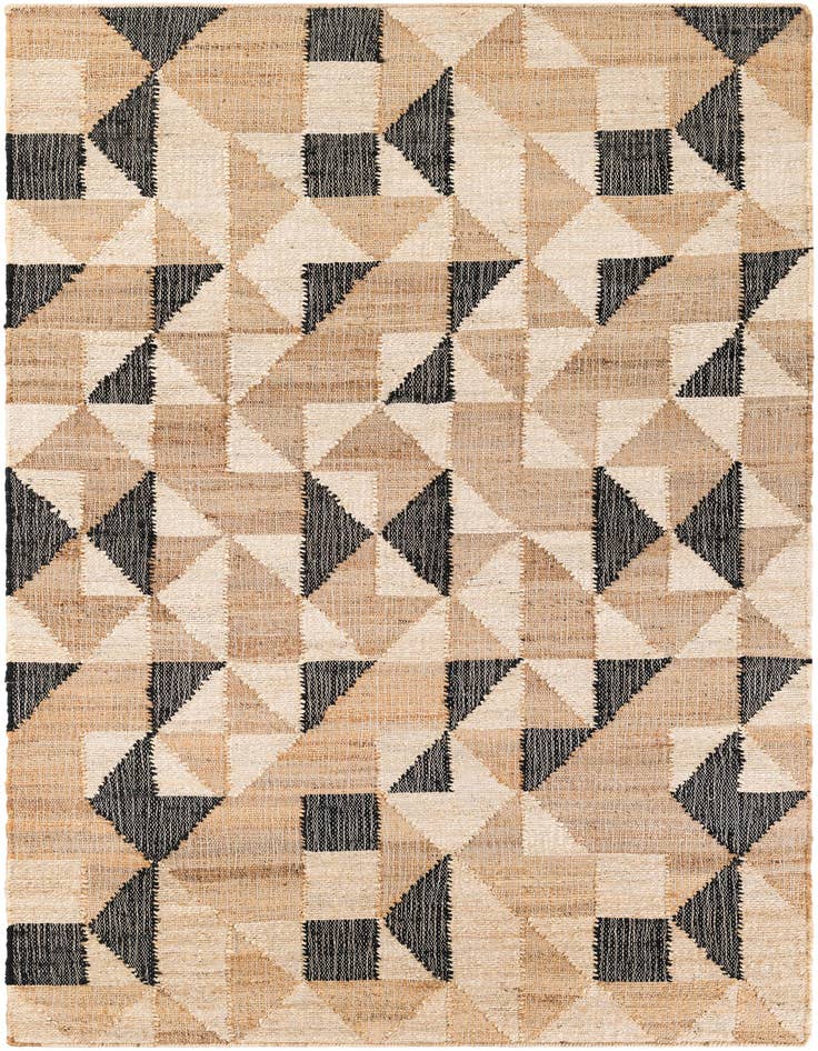 Detail image of 5' 1 x 8' Hand Woven Kala Handwoven Jute Rug