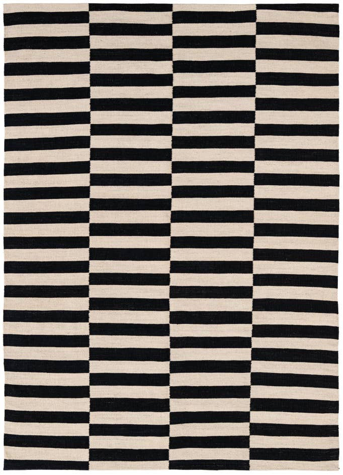 Detail image of 5' 8 x 7' 10 Hand Woven Kilim Wool Rug