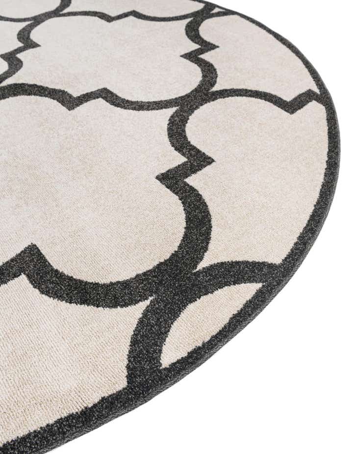 6' x 6' Lattice Round Rug