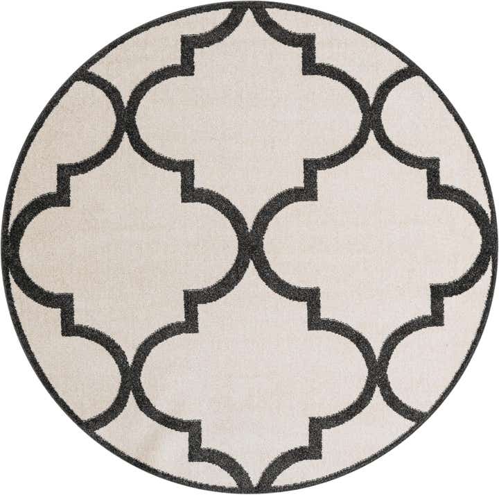 6' x 6' Lattice Round Rug