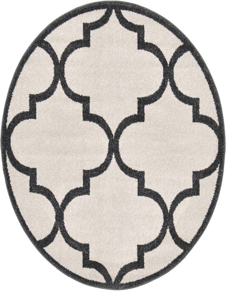 Detail image of 3' 3 x 3' 3 Lattice Round Rug