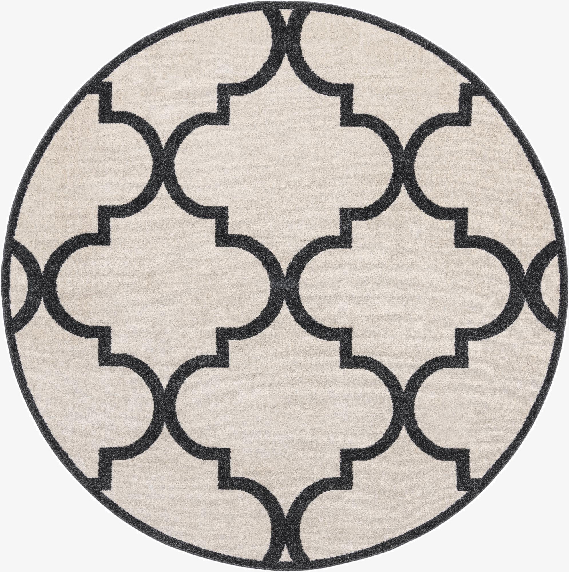 8' x 8' Trellis Round Rug