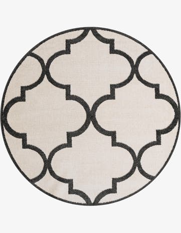 6' x 6' Trellis Round Rug