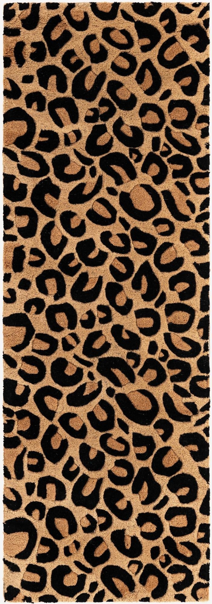 2' x 6' 1 Hand Tufted Safari Wool Runner Rug
