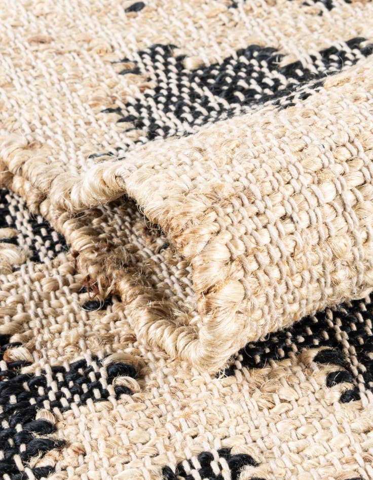 Detail image of 2' x 8'  Hand Woven Kala Handwoven Jute Runner Rug