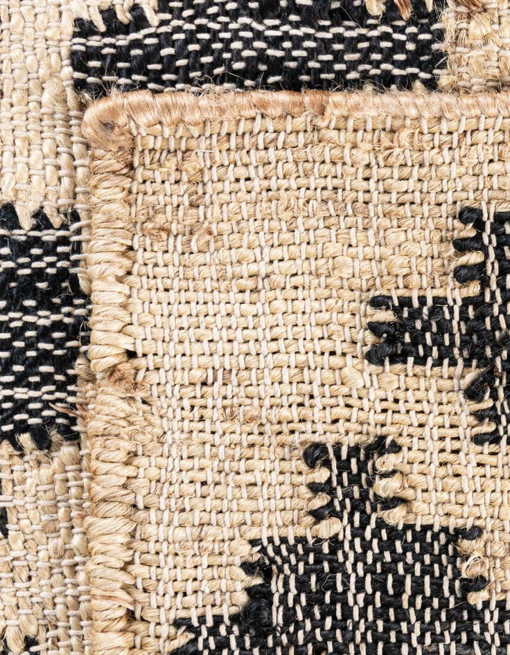 Detail image of 2' 7 x 10' Hand Woven Kala Handwoven Jute Runner Rug