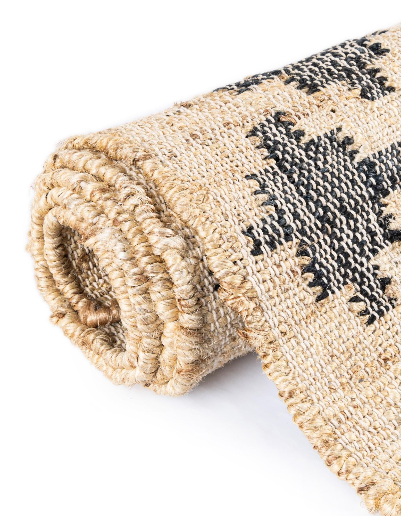 2' 7 x 12' Hand Woven Kala Handwoven Jute Runner Rug